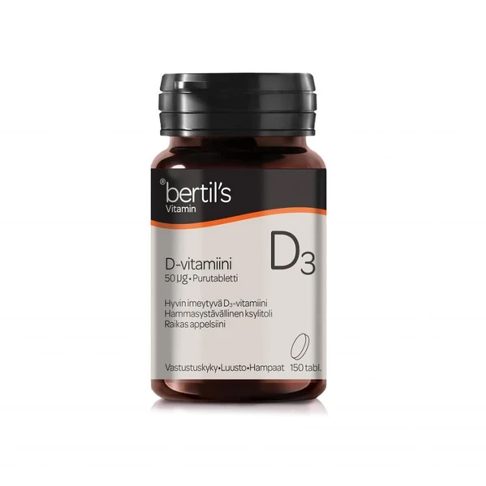 Bertils Vitamin D Vitamin D 50 micrograms 